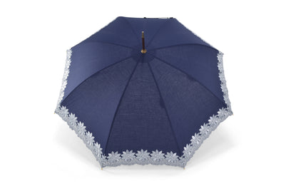 229815 Pattern Parasol - Navy (2 Handle Choices)